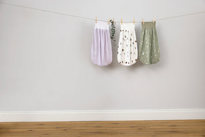 Lässig Baby Strampelsack 0,5 TOG Blätter, Oliv Detail Bild