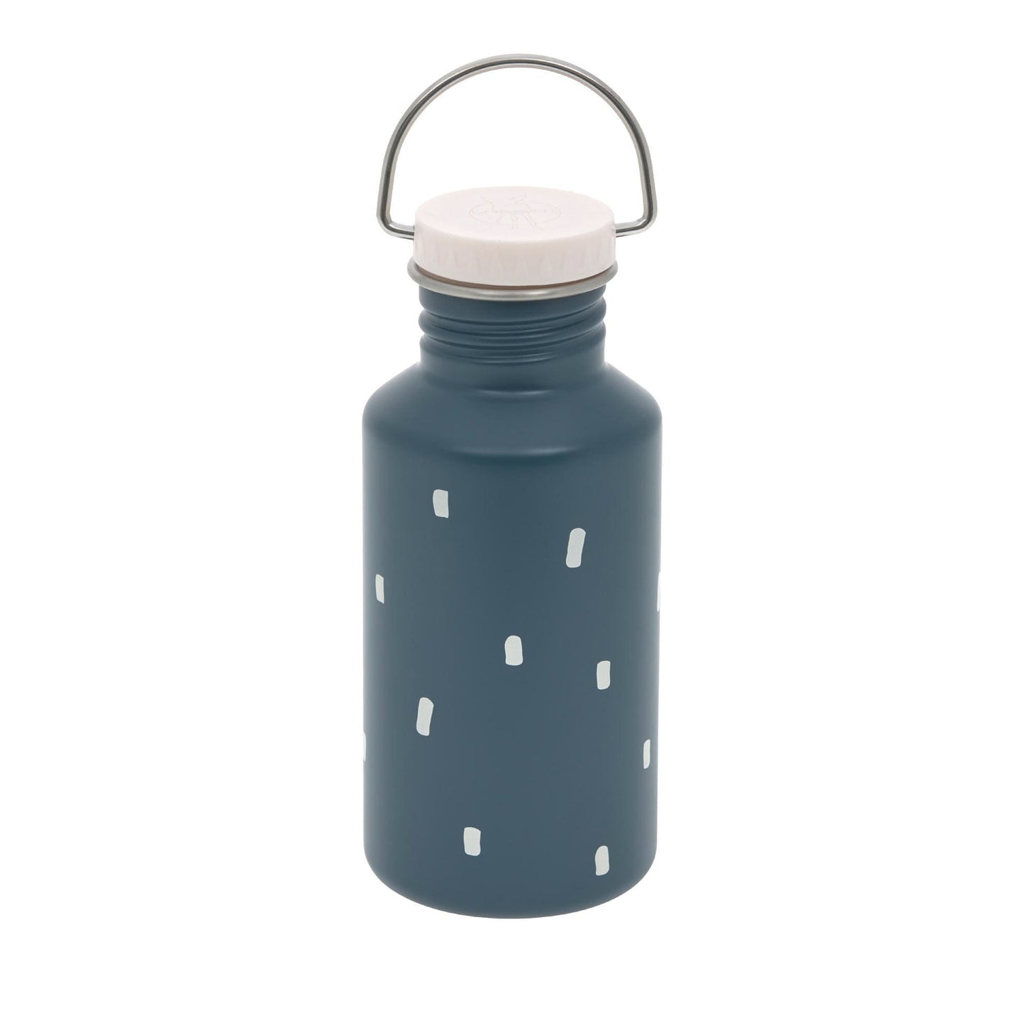 Lässig Edelstahl Kinder Trinkflasche 500 ml Happy Prints, Dunkelblau Lifestyle Bild