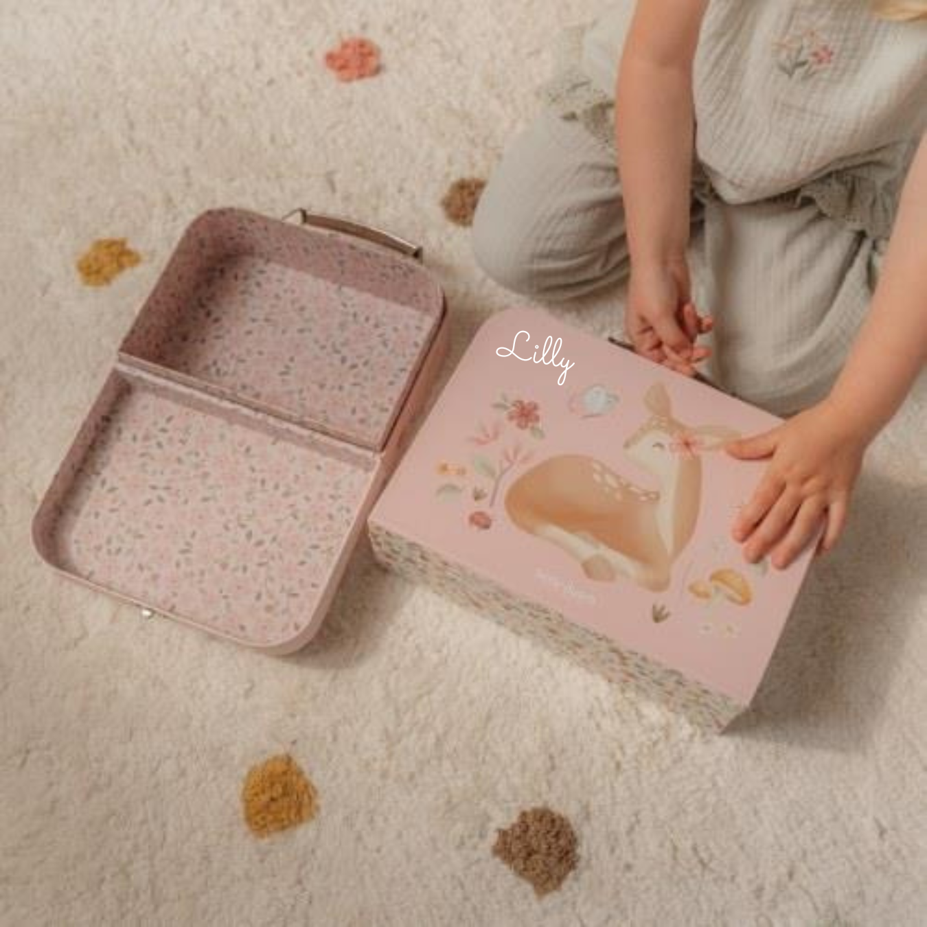 Little Dutch Rosa Koffer Set Fairy Garden Personalisierung mit Namen — Detailansicht 7