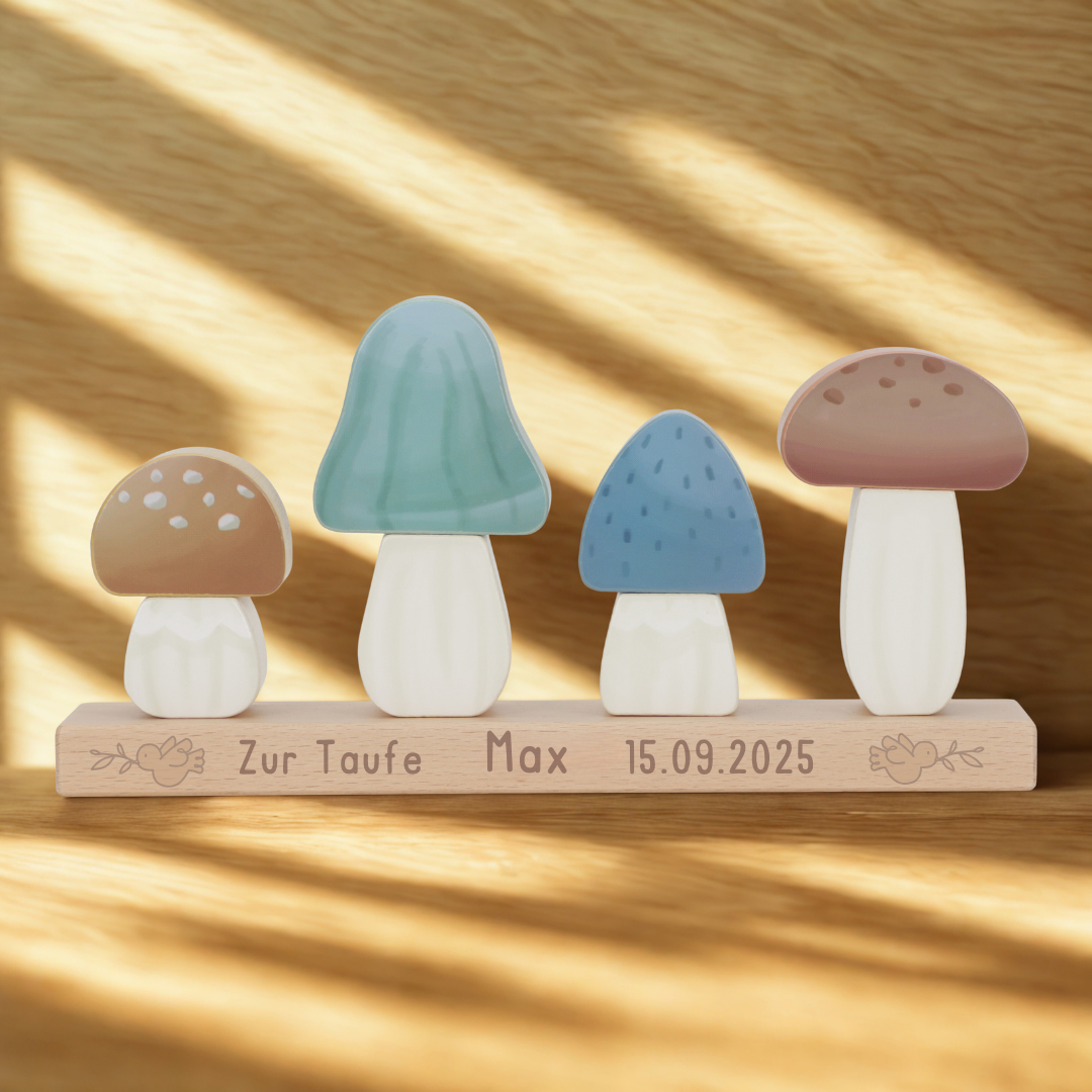 Little Dutch Holz Stapelpuzzle Fliegenplize zur Taufe Forest Friends