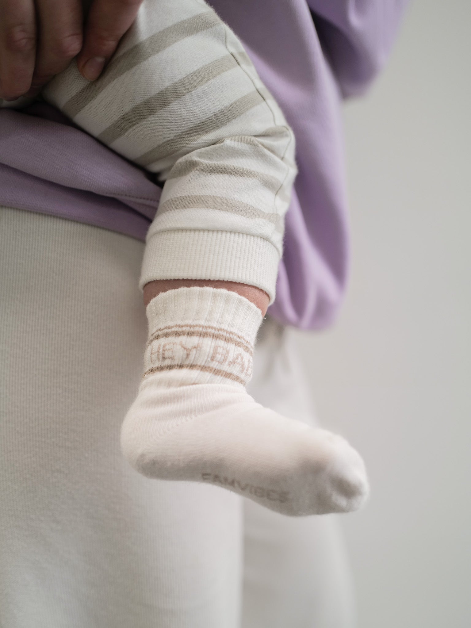 Famvibes HEY Baby Socken taupe