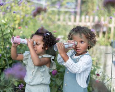 Little Dutch Kaleidoskop blau im Einsatz