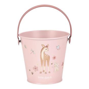 Little Dutch rosa Garteneimer Metall - Fairy Garden