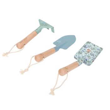 Little Dutch Gartenwerkzeuge blau - Gartengeräte Set Forest Friends