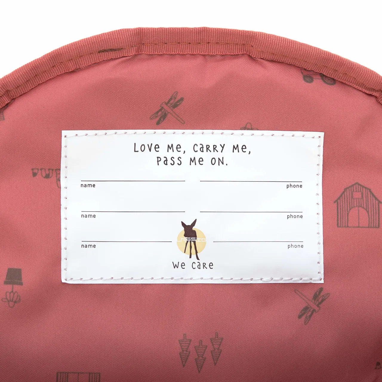 Kinder Rucksack lila