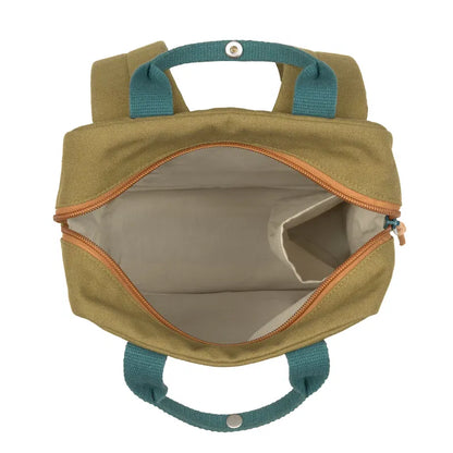 Lässig Kindergartenrucksack Square Little One & Me - Small Olive — Detailansicht 6