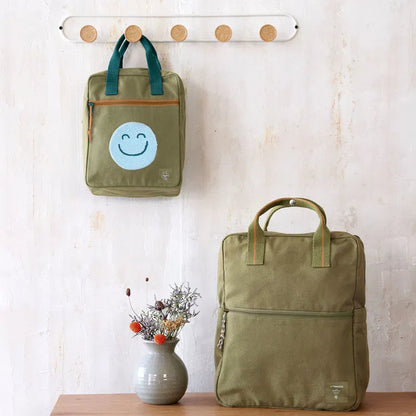 Lässig Kindergartenrucksack Square Little One & Me - Small Olive — Detailansicht 7