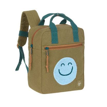 Lässig Kindergartenrucksack Square Little One & Me - Small Olive
