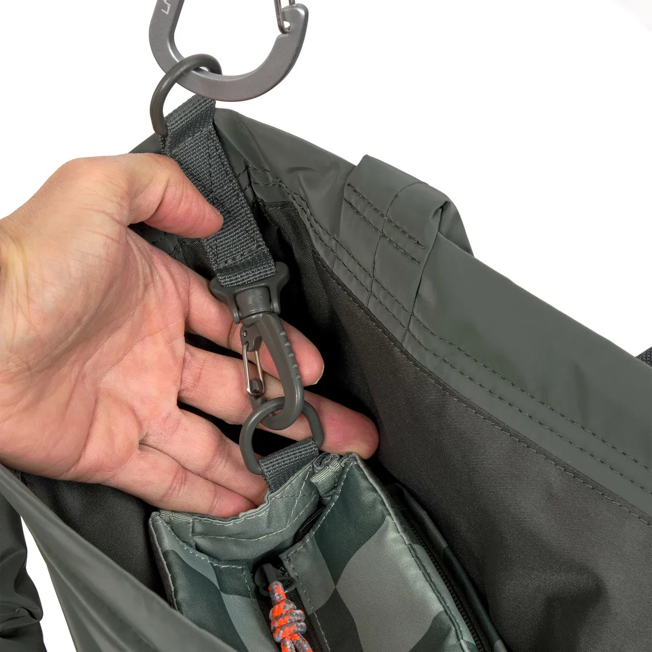 Wickeltasche oliv