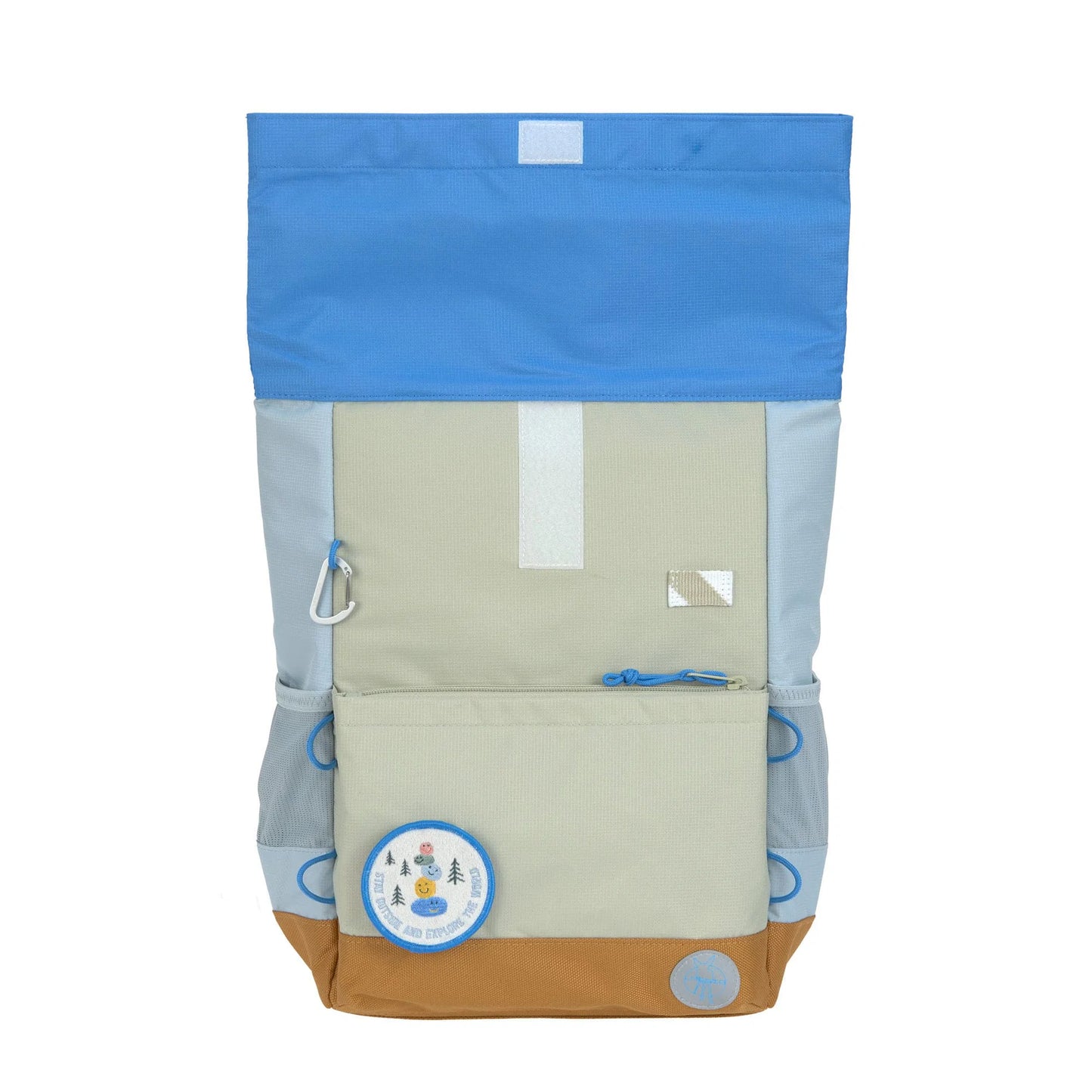 Kinderrucksack Sunny Explorer Grün Blau mit gepolsterten Schultergurten und Brustgurt
