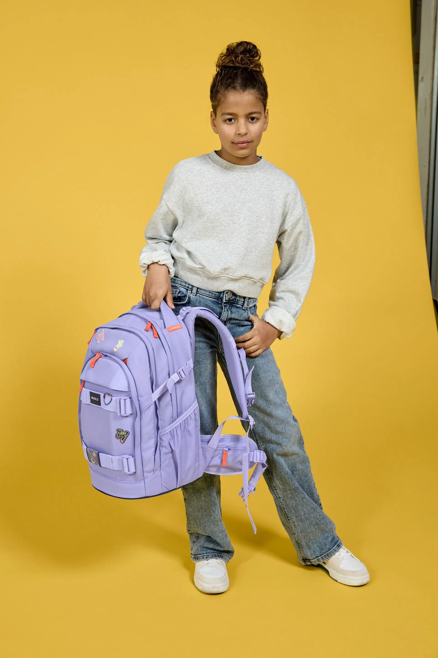 Lässig Schulrucksack Detailansicht