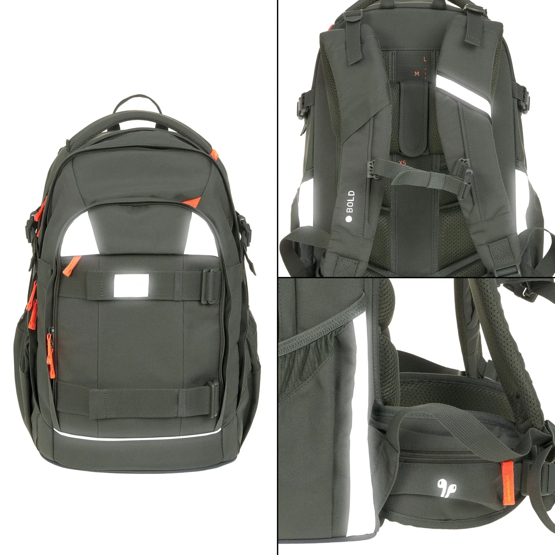 Lässig Schulrucksack Funktionen Detail