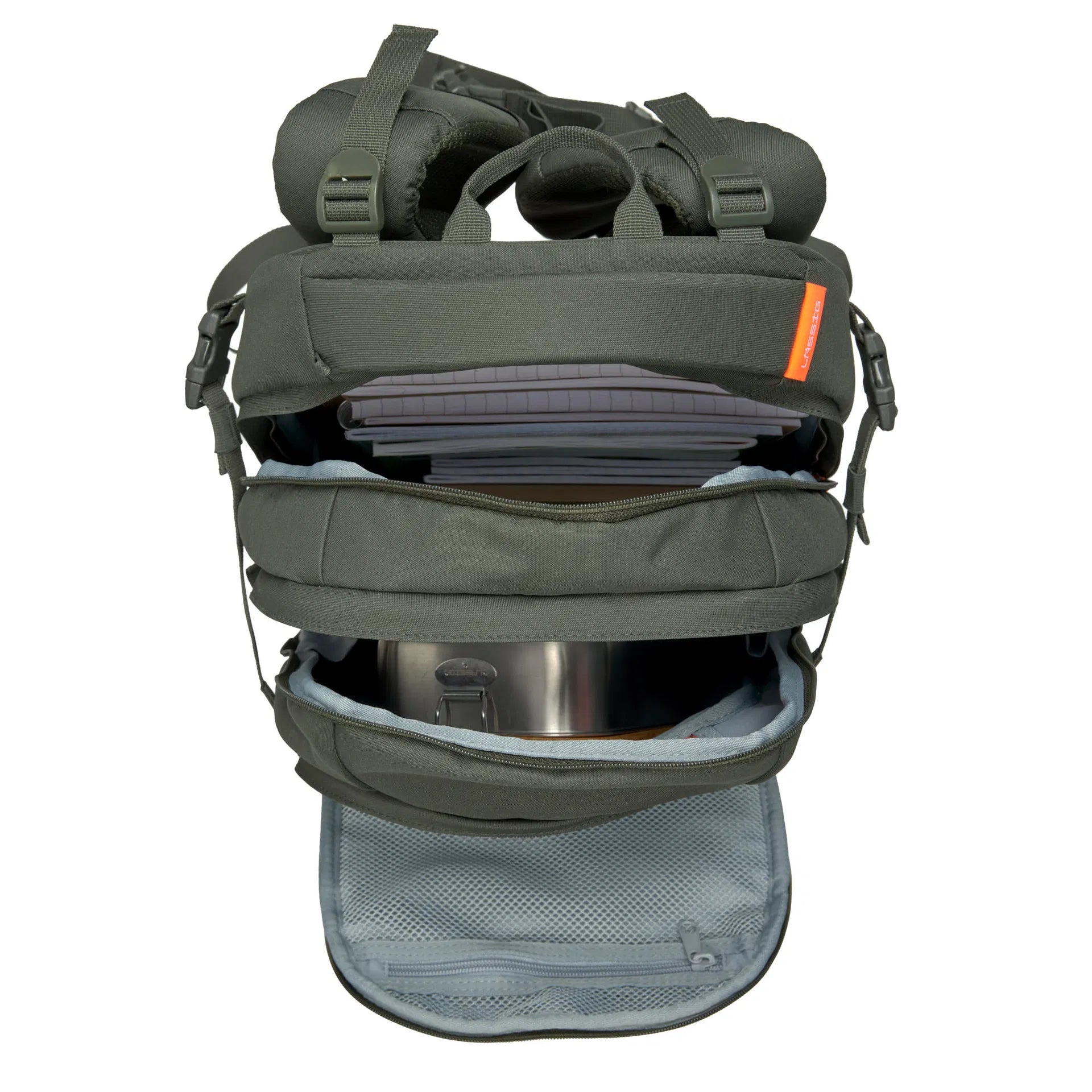 Lässig Schulrucksack Material Nahaufnahme