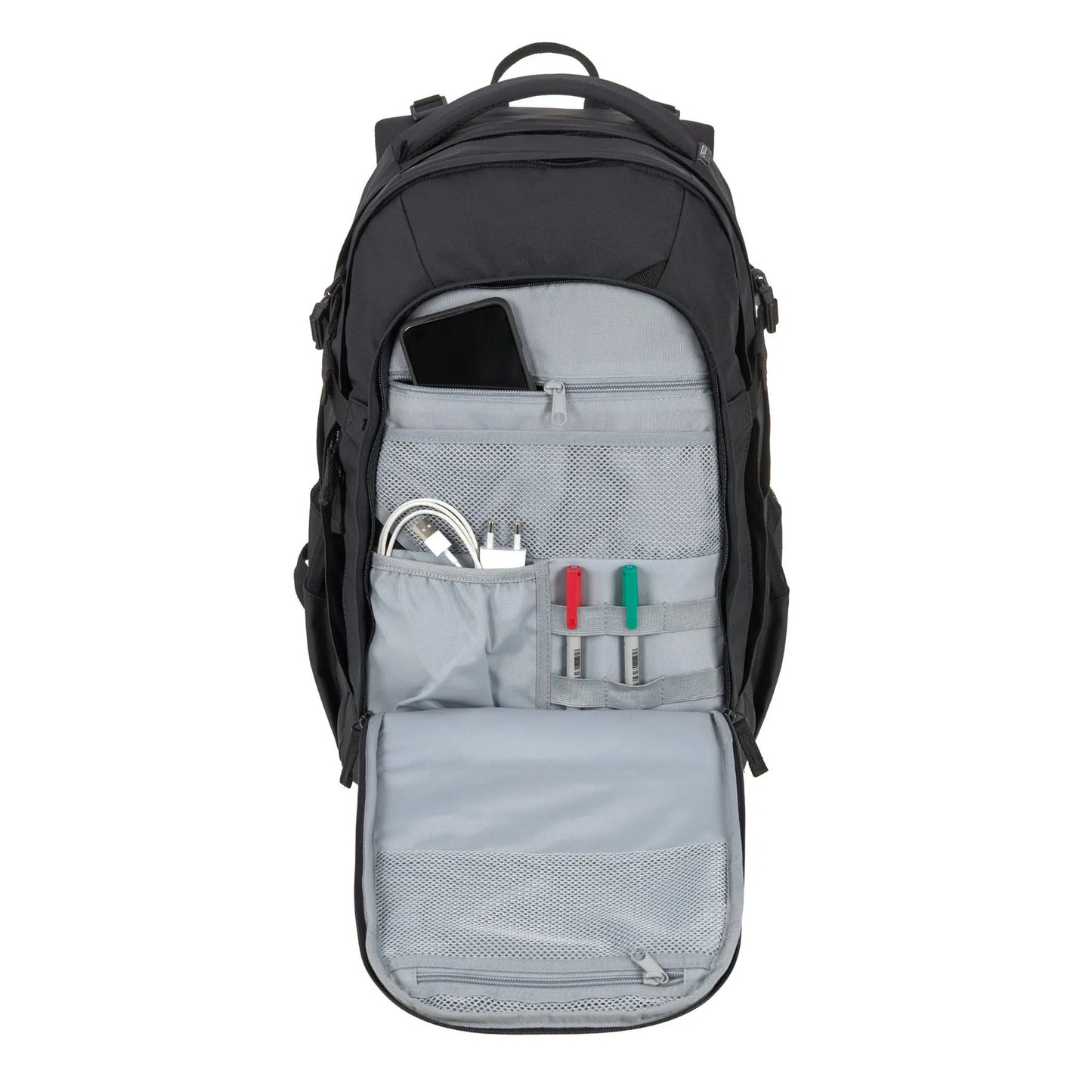 Lässig Schulrucksack Material Nahaufnahme