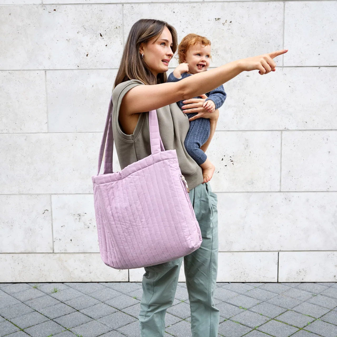 Shopper Tasche lavendel