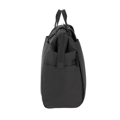 Lässig Wickelrucksack Goldie Up Green Label Schwarz mit Zubehör