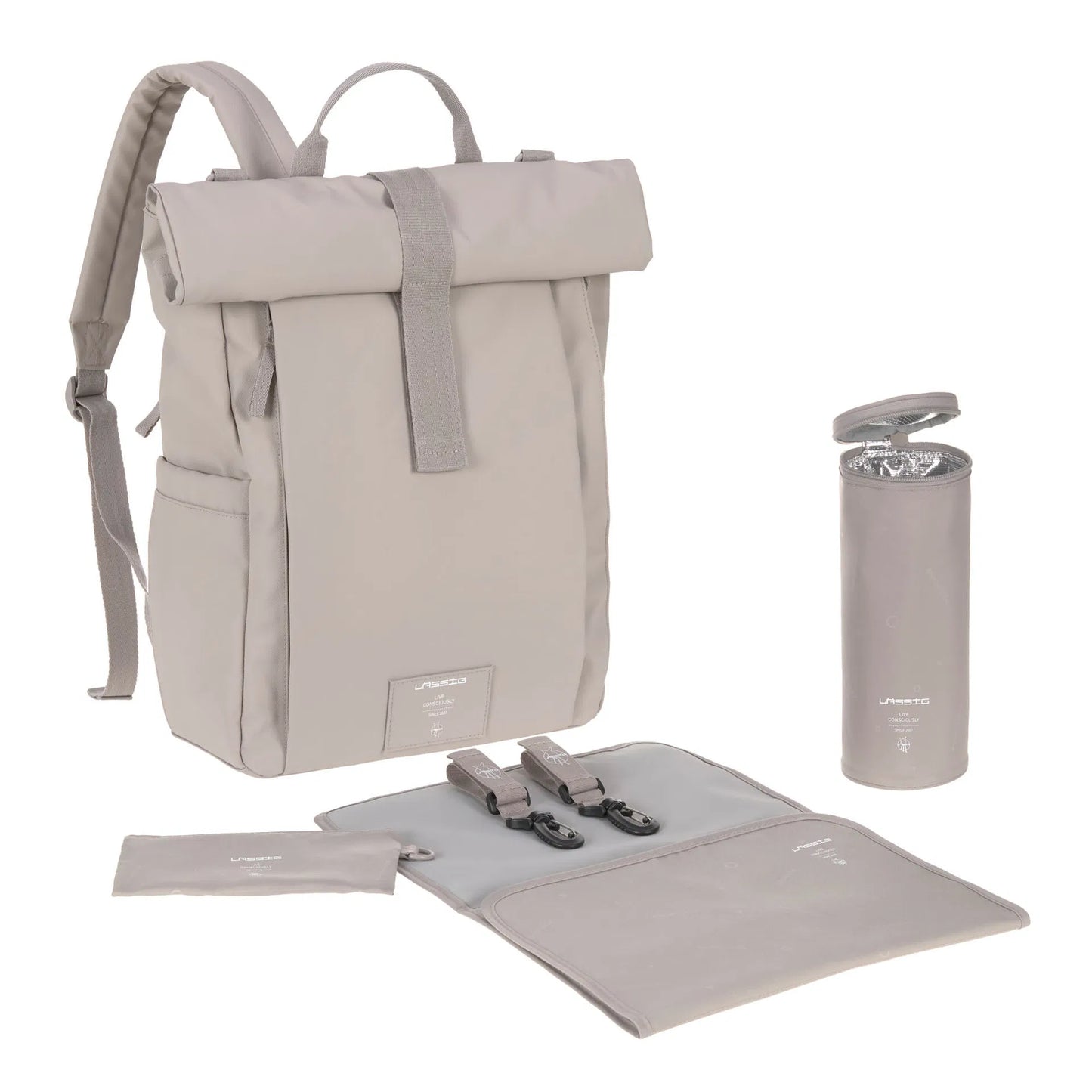 Lässig Wickelrucksack Rolltop Up