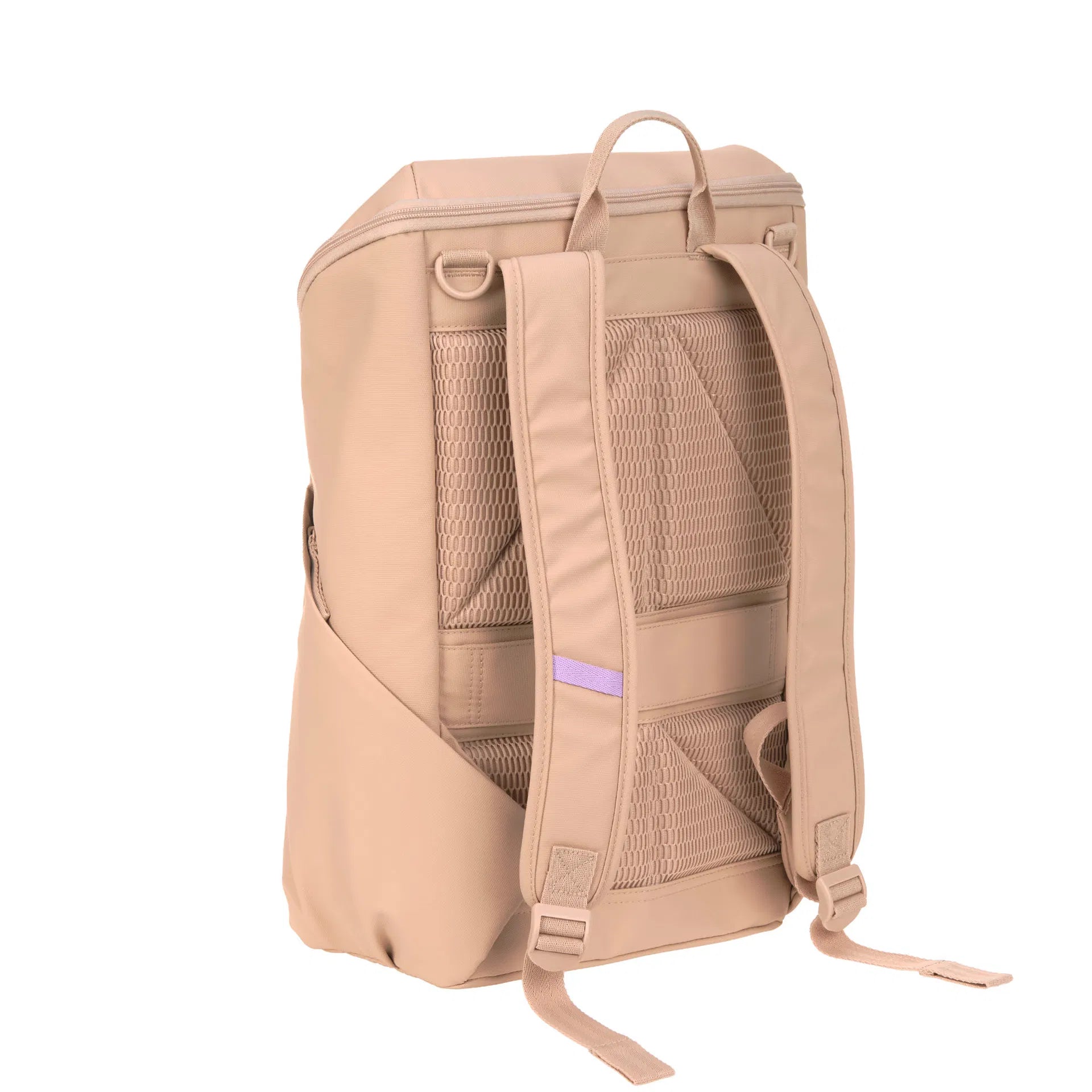 Lässig Wickelrucksack Slender Up Backpack, Braun mit Zubehör