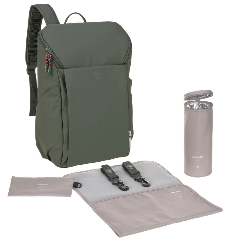 Lässig Wickelrucksack Slender Up Backpack, Oliv