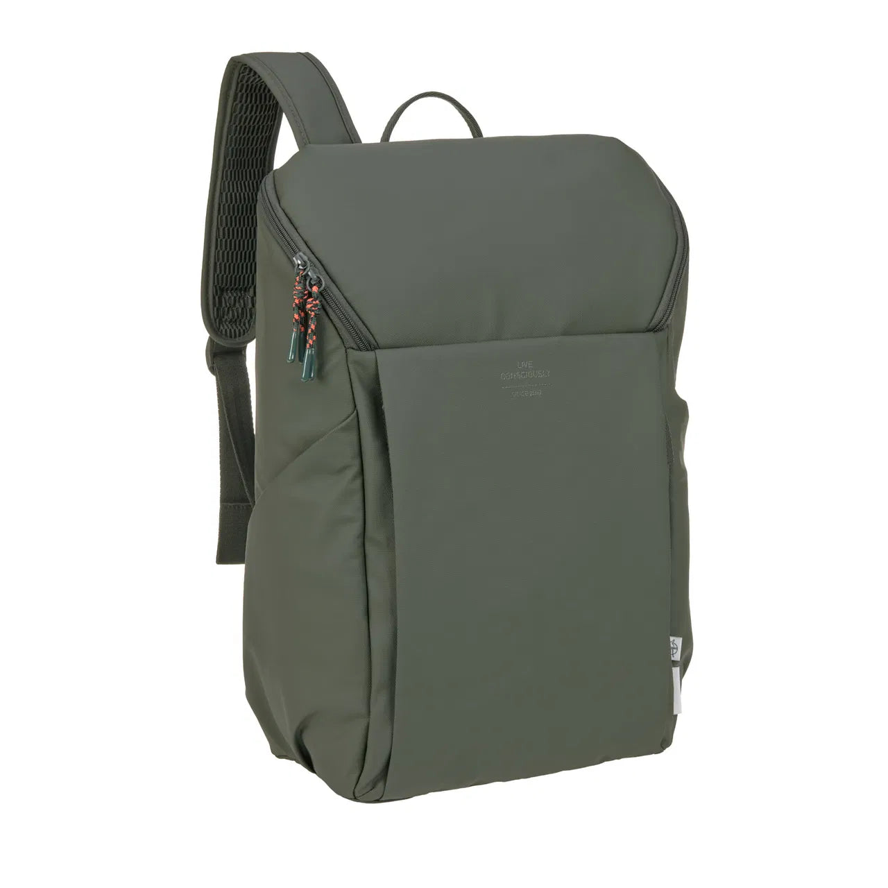 Lässig Wickelrucksack Slender Up Backpack, Oliv Material Nahaufnahme