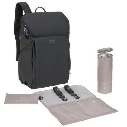 Lässig Wickelrucksack Slender Up Backpack, Schwarz