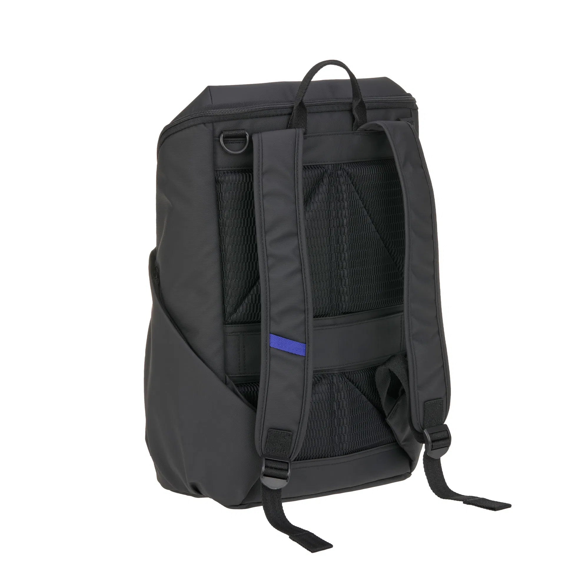 Lässig Wickelrucksack Slender Up Backpack, Schwarz mit Zubehör