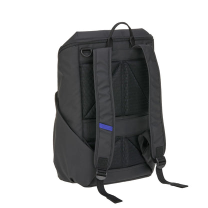 Lässig Wickelrucksack Slender Up Backpack, Schwarz mit Zubehör