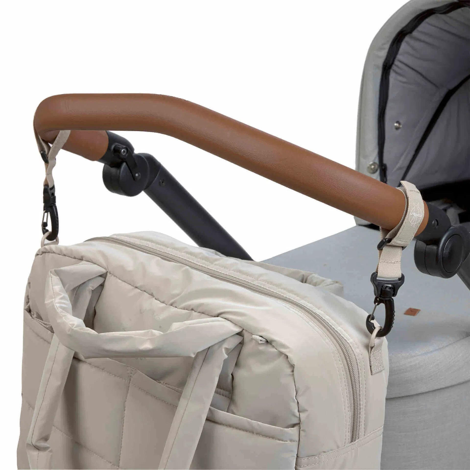 Lässig Wickeltasche Material Nahaufnahme