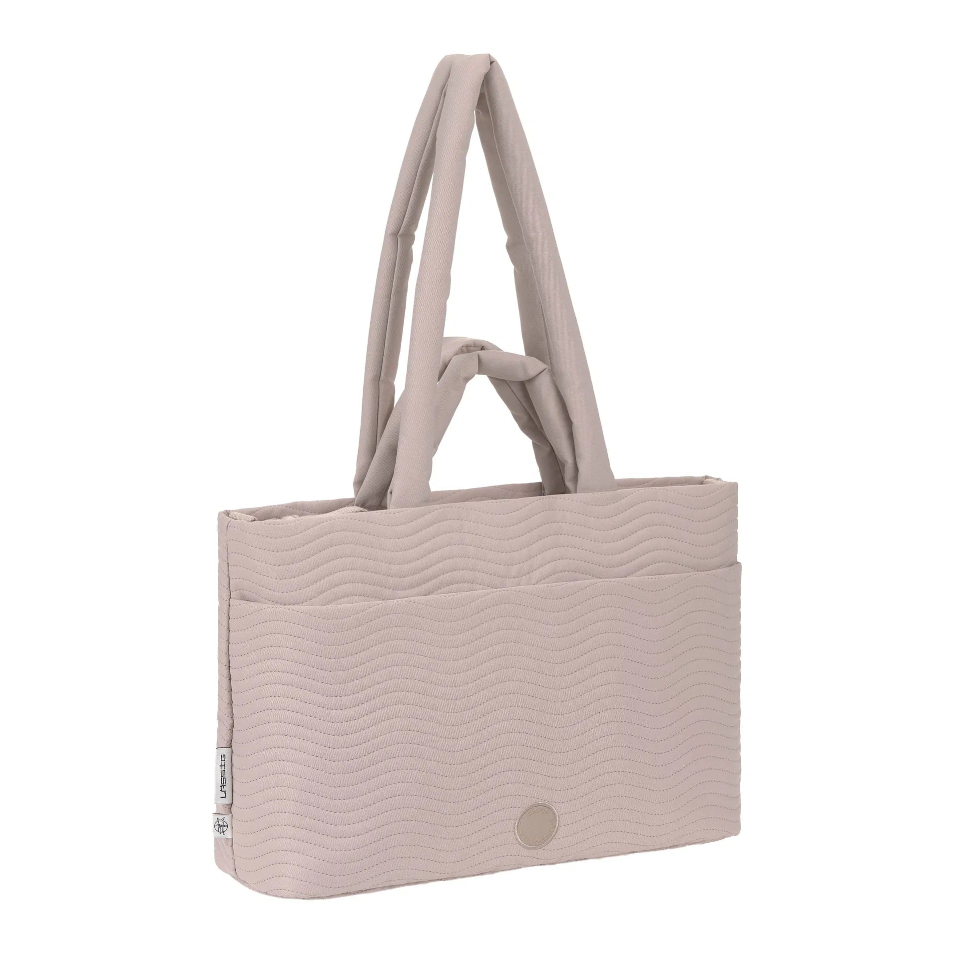 Wickeltasche beige