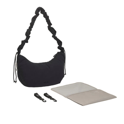 Lässig Wickeltasche Crossbody - Lunua Bum Bag, Schwarz