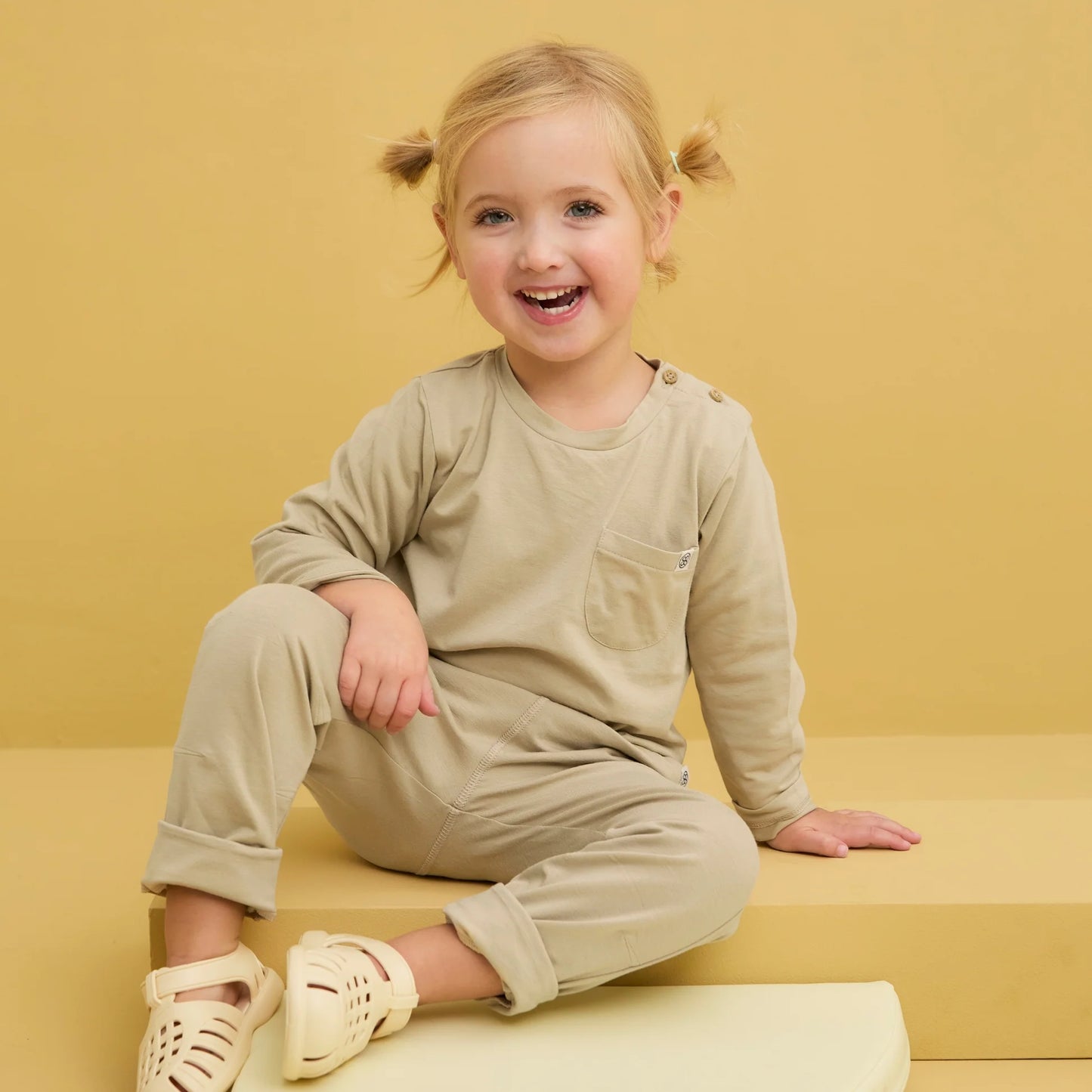 Cloby Langarmshirt in Sandy Beach Funktionen Detail