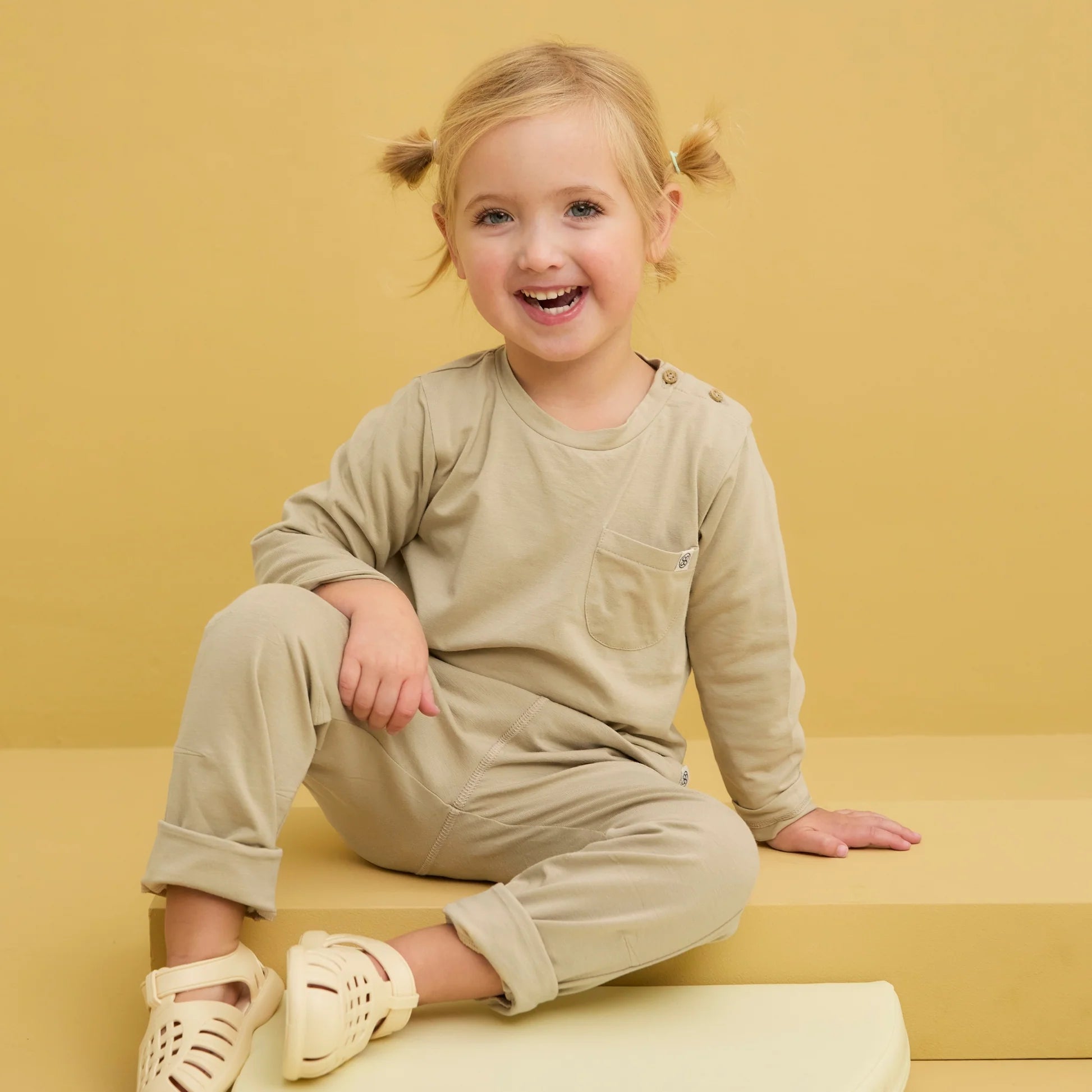 Cloby Langarmshirt in Sandy Beach Funktionen Detail