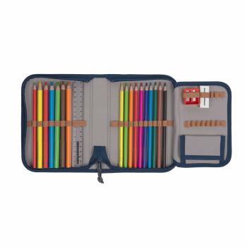 Lässig Schulranzen Set 7-teilig Boxy Unique Navy