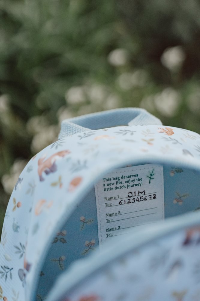 Little Dutch Little Duch Blauer Rucksack Forest Friends mit Zubehör