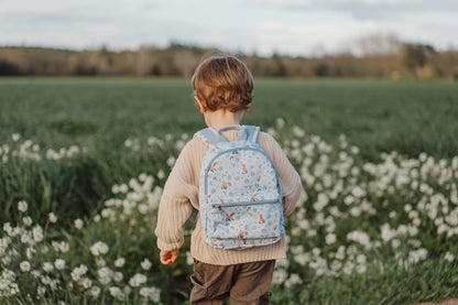 Little Dutch Little Duch Blauer Rucksack Forest Friends Detailansicht