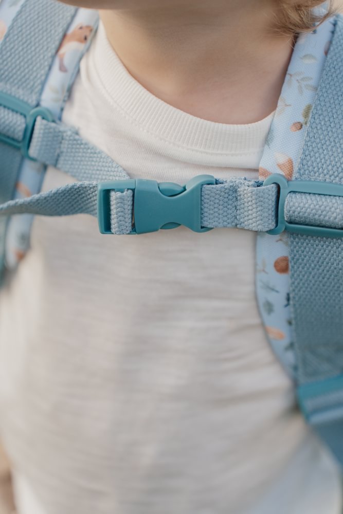 Little Dutch Little Duch Blauer Rucksack Forest Friends im Einsatz