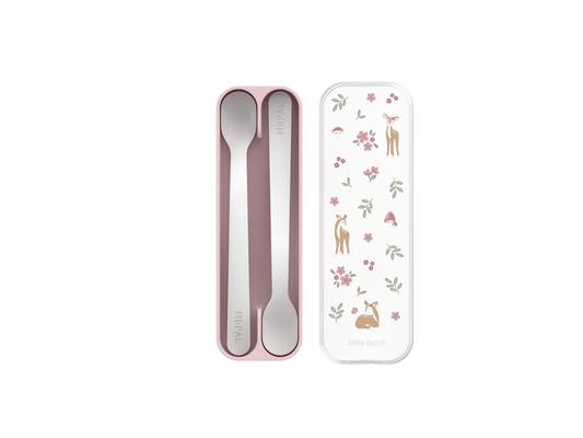Little Dutch Baby Lernlöffel Mepal 2-teilig in Box - Fairy Garden