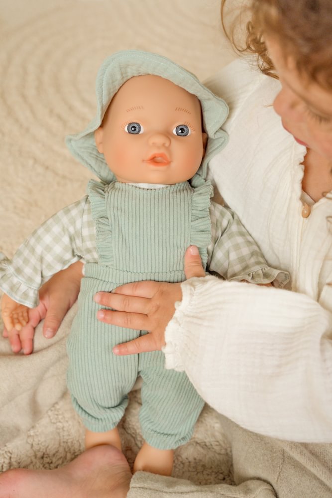 Little Dutch Baby Puppenkleidung in Grün Personalisierung mit Namen