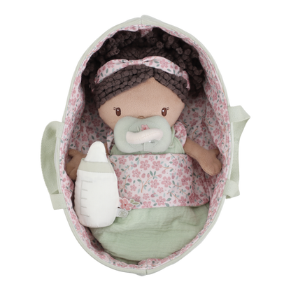 Little Dutch Babypuppe im Körbchen Evi GRS mit Name von der Seite