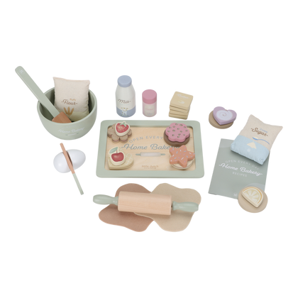 Little Dutch Backset Holz – mehrfarbiges Backspielzeug