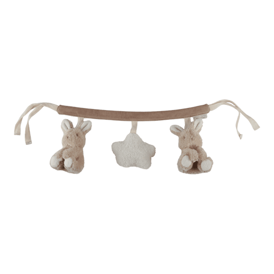 Little Dutch Wagenkette Baby Bunny Beige Studio-Aufnahme