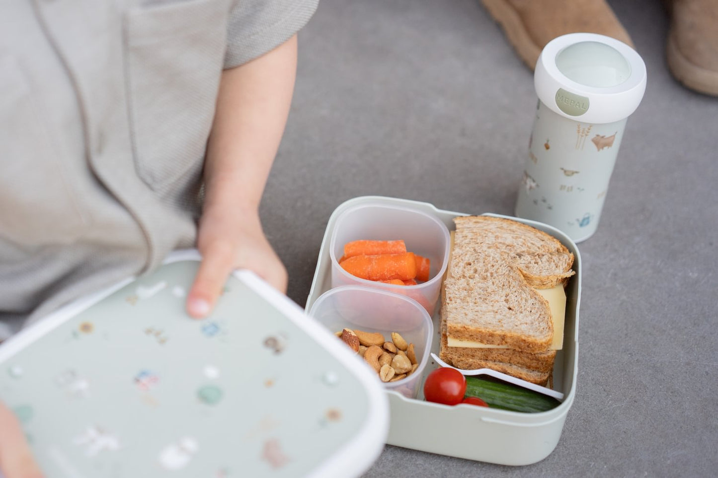 Little Dutch Bento-Lunchbox groß Little Farm