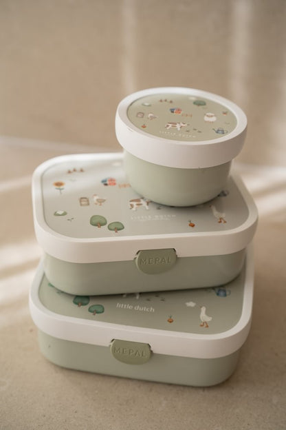 Little Dutch Bento-Lunchbox groß Little Farm