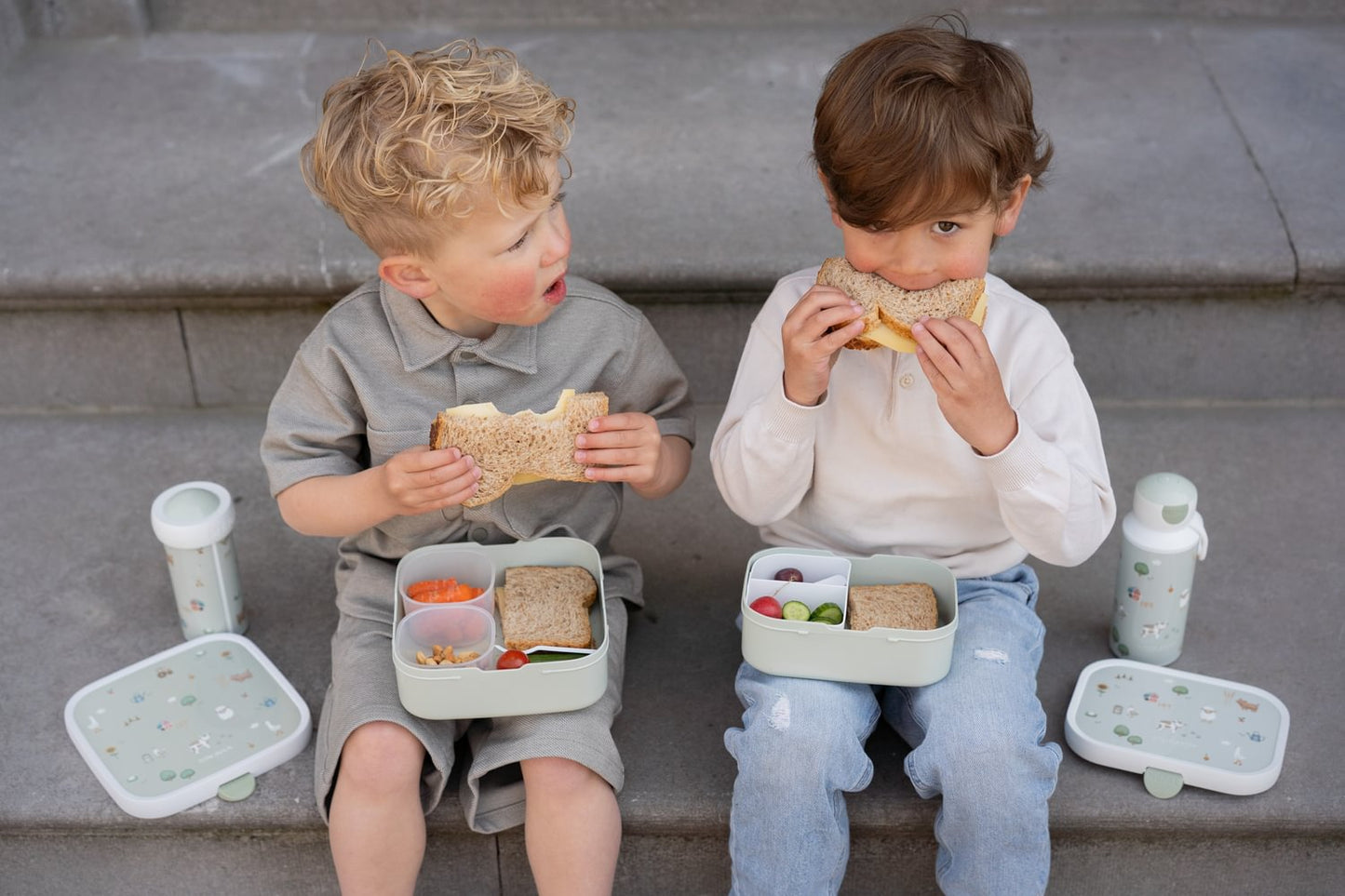 Little Dutch Bento-Lunchbox groß Little Farm