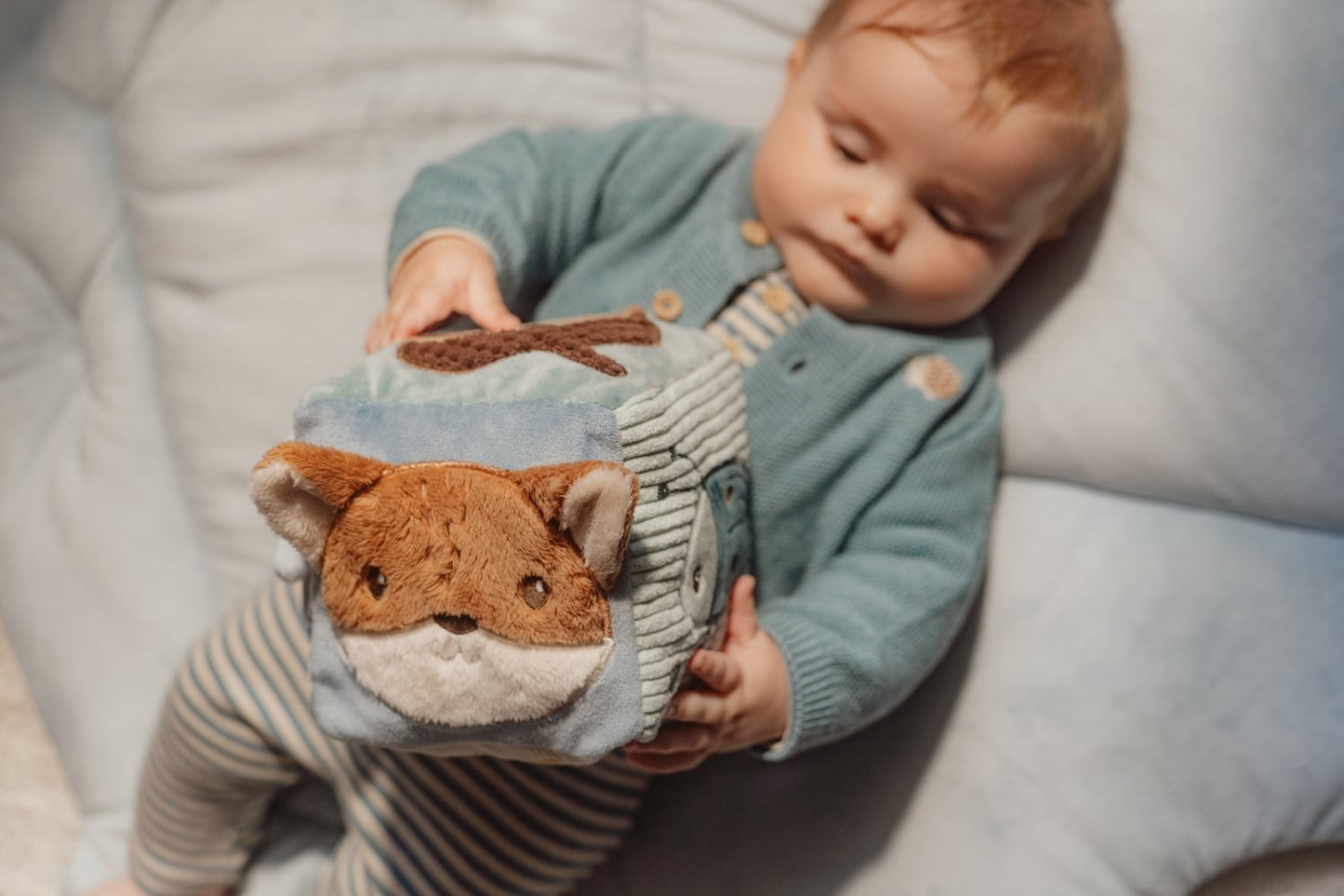 Little Dutch Blau Soft Aktiv Würfel Forest Friends