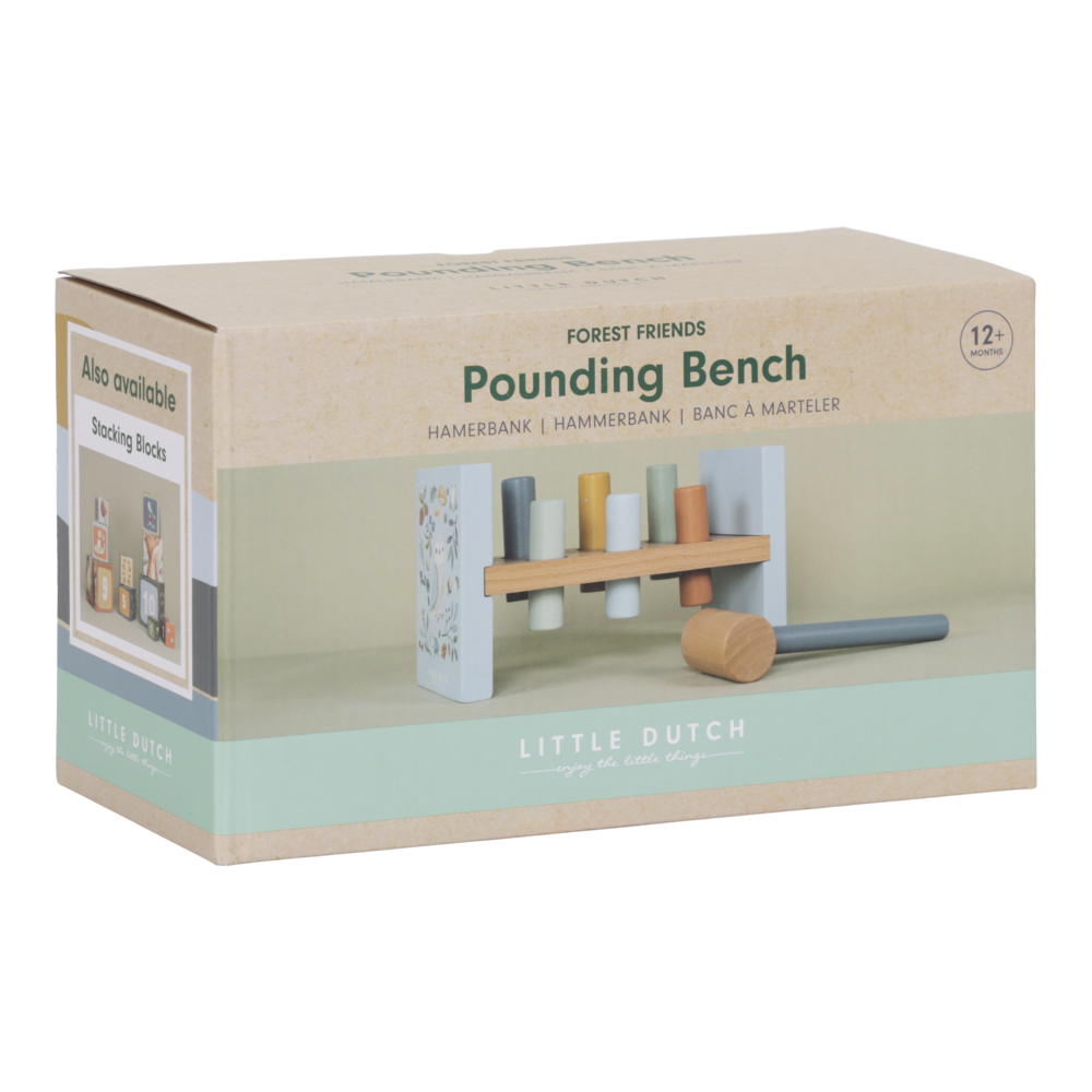 Little Dutch Blaue Hammerbank Forest Friends Funktionen Detail