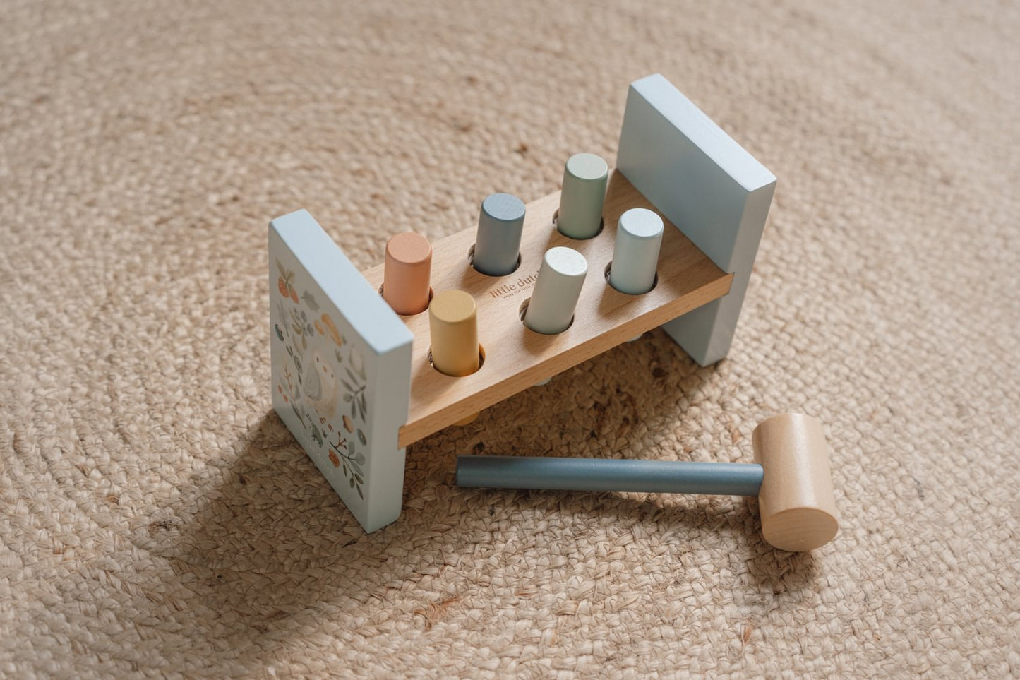 Little Dutch Blaue Hammerbank Forest Friends Detail 9