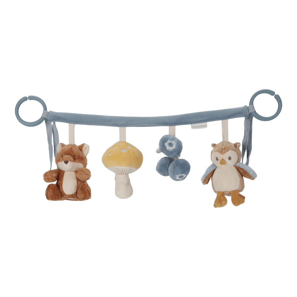Little Dutch Blaue Kinderwagenkette Forest Friends