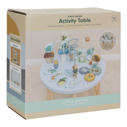 Little Dutch Blauer Aktivitätentisch Forest Friends