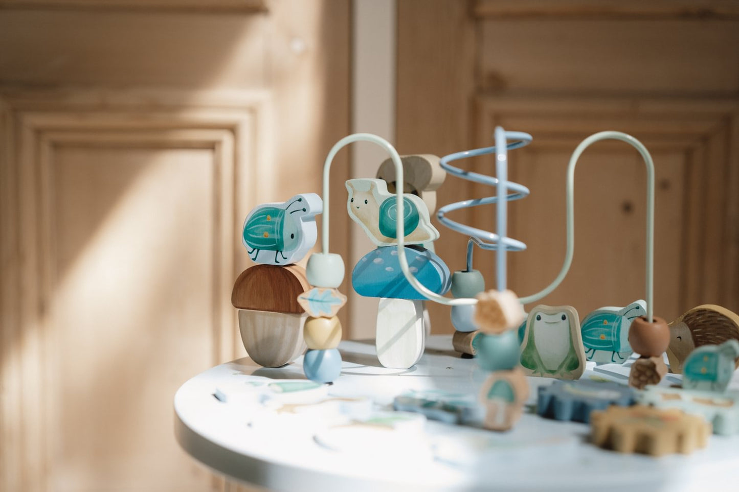 Little Dutch Blauer Aktivitätentisch Forest Friends